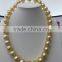 Best Quality 15-16mm Golden South Sea Pearl Necklace