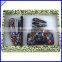 Fashion design 4pcs floral office stapler gift set