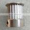 HTD 3M pulley 20 teeth 6.35mm 8mm core diameter motor gear for 15mm wide loop belt of CO2 laser engraver, cutter