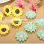 30 mm diy sun flower ceramic charms pure handmade ceramic beads for necklace jewelry accessories