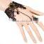 Lace jewelry black supperstar style bracelet wholesale girls jewelry set with diamonds