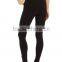 hot sales breathable spandex fabric Full-length pull-on leggings with wide elastic waistband