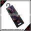Stripe school design cheap double black silk self tie bow tie