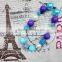 Spring bubblegum chunky bead necklace wholesale