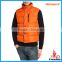 2015 Orange Down Vest, Mens Sleeveless Vest Jacket