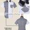 Latest high fashion special contrast checked short sleeves stylish cotton men shirts