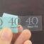 custom 3d letters nickel metal electroform adhesive stickers
