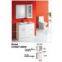 mdf bathroom cabinet high glossy white
