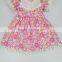 18 young girl doll cloth with flower dress for wholesale