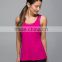 3 colors backless tight fit shirt women gym wear yoga stretch ribbed tank top custom