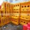 Customized Plastic Water Filled Traffic Water Horse Road Safety Barricade With Reflective Tape