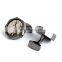 Exquisite Watch Movement Gear Gun Black Men Shirt Fashion Cuff Link