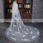 HSP1705 One Layer Three Meters Real Image Tulle Bridal Wedding Veil Long Cathedral