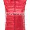 European Style High Quality Foldable Down Feather Vest For Women