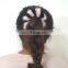 Women Girl Mink Fur Hair Accessaries Bi-colors Hair Bands Elastic