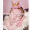 2017 newborn infant baby pearl crown headband DIY jewelry Baby Photography props Children girl hair accessories