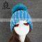 Best Choose Beanie Cap Acrylic Pompom Beret Fur Pompoms Hat