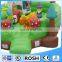 customized inflatable dinosaur play ground, inflatable jungle play station for kids