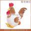 Chinese lunar new year decorative plush toy rooster