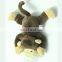 green cute caterpillar pacifier baby calm plush toy