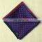 Hand Rolled Reverisible Silk Pocket Square Top Quality