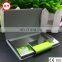Pink color name card holder pu for gifts
