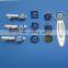 custom blue jw.org tie clip & lapel pin sets, metal engrave badge silver tie bar