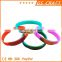 silicone bracelet glowing in dark with printed logo/green color luminous silicone bracelet /best for gifts to friends