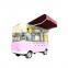New Design Customized Logo Mobile Food Cart Equipment Mobile Double Electric Food Cart