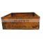 Rectangular Corten Steel Planters Flower Bed Customized