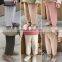 6154/New style wholesale baby knit ruffle baby girl korea fashion cotton knitted pants