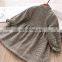 2020 New autumn girls children's gray brown plaid dress