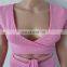 Wholesale Fashion  2 Piece Two Piece Womens High Elastic Belt V neck Tracksuit Crop Top Set