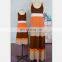 2019 New Style Mom And Girl Stripes Color Block Mother Daughter Matching Dress (this link for KIDS)