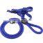 3 in 1 Braided Round Rope Nylon Dog Leash  Pet Collar Harness And Leashes