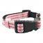 Padded Dog Leash and Collar Set, dog leash nylon and collar Reflective Strip Extra Safe and Comfy for dogs
