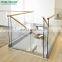 2019 PEMCO Aluminum Glass Railing Design Balcony Frameless Aluminum glass balustrade Stair