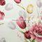 Natural colored cotton flower garden paved Qiangbu TV background wall covering bedroom den sofa bed -3d wall paper designer wall