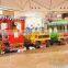 Trackless tourist train amusement park outdoor kids train for sale