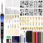 101 PCS Wood Burning Kit,LCD Display Digital Wood Burner Kit Artwork Set DIY Pyrography Wood Craft Tools Pen