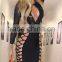 Hot Selling 2016 Perspective Hollow Out Sexy Cocktaik Dresses Bandage Dress