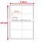 SINMARK 9.7*7.0cm Mirror surface clear sticker