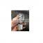 Round microphone crystal bubble car LED light luminous style shift lever knob crystal shift lever