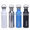 Eco-Friendly Double Wall Custom Logo Bottle Water standard Mouth Vacuum Insulated Drink Sport Stainless Steel Water Bottle