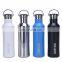 Eco-Friendly Double Wall Custom Logo Bottle Water standard Mouth Vacuum Insulated Drink Sport Stainless Steel Water Bottle