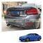 Car Accessories Carbon Fiber Style Car Bumper Rear Diffuser Rear Spoiler Bodykit Rear Lip With Light For BMW 2 Series F22 M235i