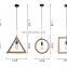 Tonghua Vintage 4 Shapes Hemp Wrapped Edison Bulb Pendant Lamp Home Bar Decorative Hanging Light