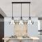 Creative 3 Heads Pendant Light Iron Cage Chandelier For Dining Room Indoor Decor