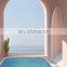 Swimming Pool Mosaic Tiles Blue Hot-Melt Mosaic Products Shower Floor Meshed Backed Mosaic Tile