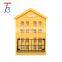 Factory wooden decorative floating home wall shelf storage organizer